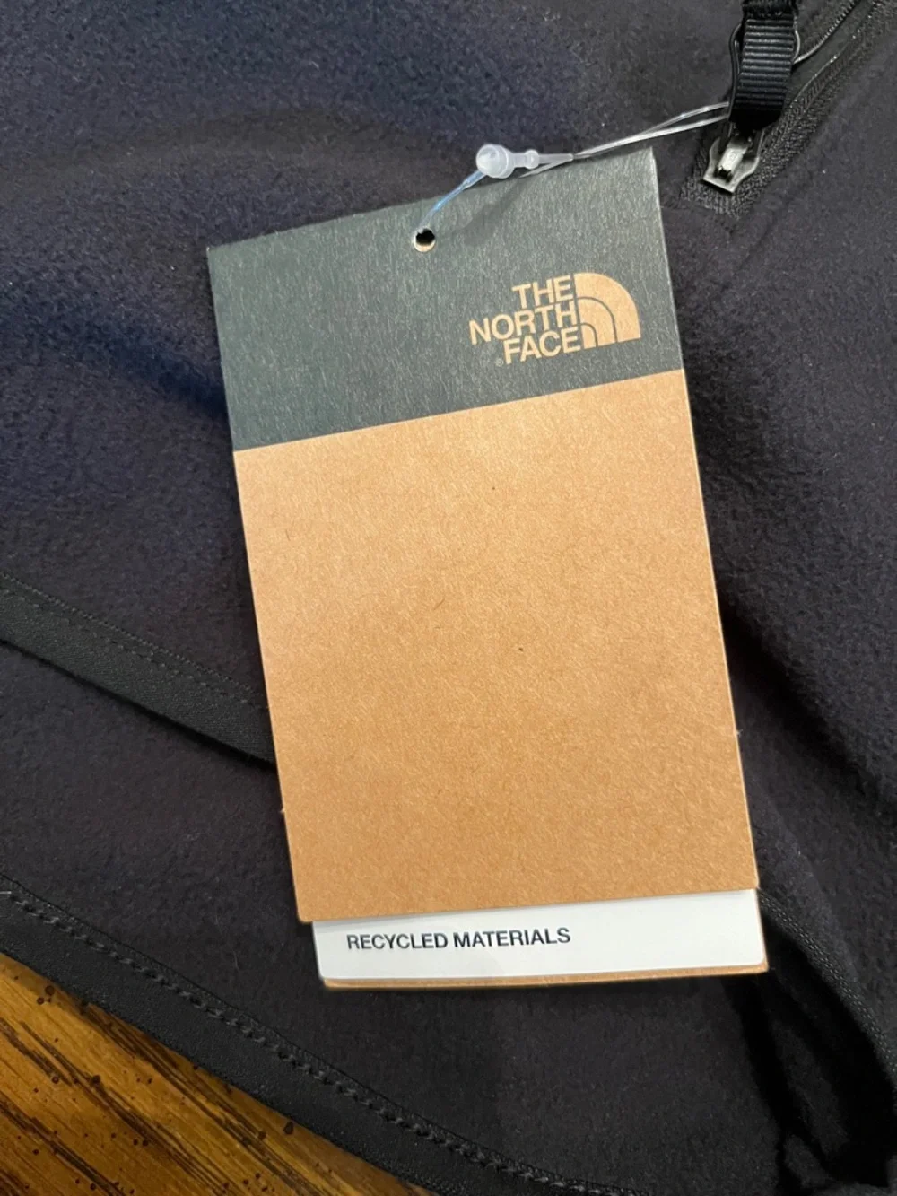 The North Face TKA Glacier Full-Zip Fleece Jacket in TNF Black, size large,‎ NWT